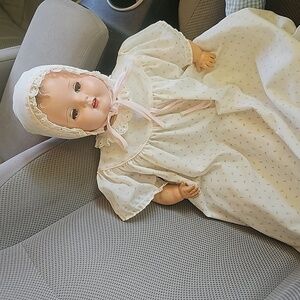 Vintage Wind up Talking Doll